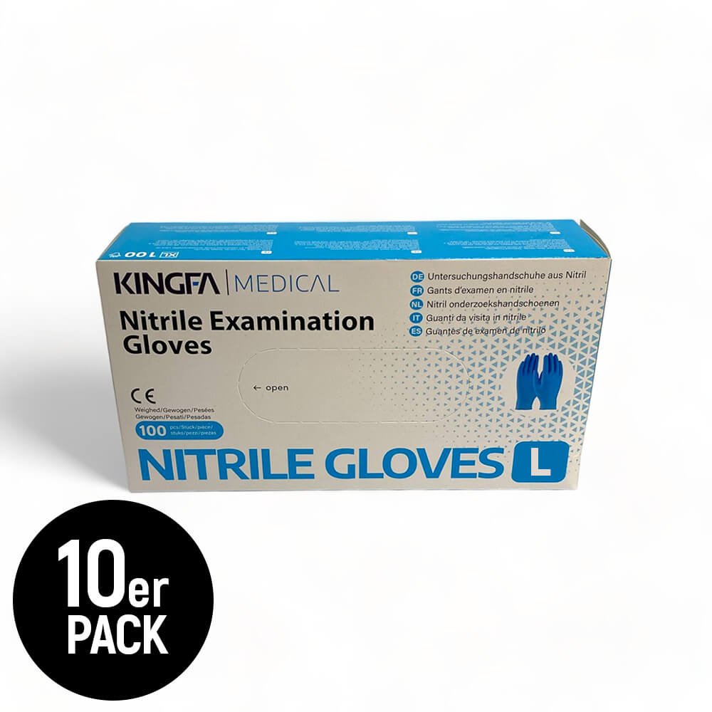 Kingfa Nitril Handschuhe Blau (VPE 10 x 100)