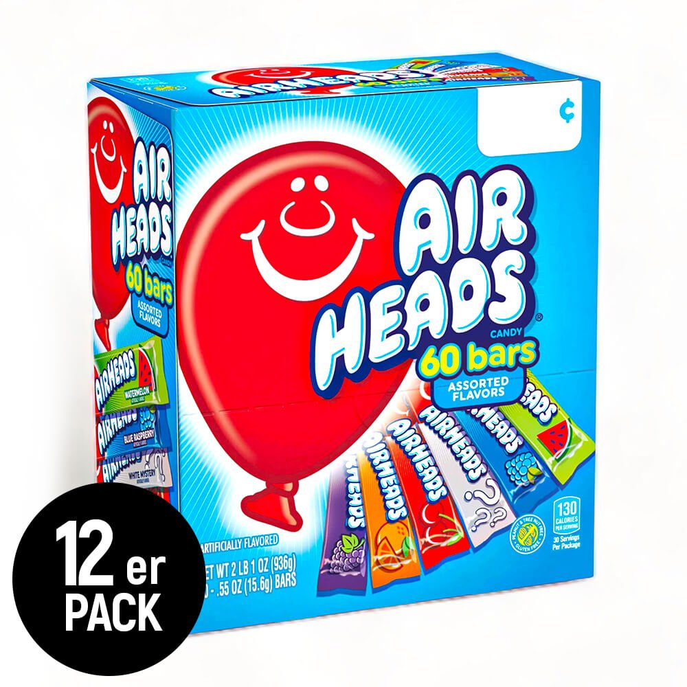 Airheads Gravity Feed Assorted 60er