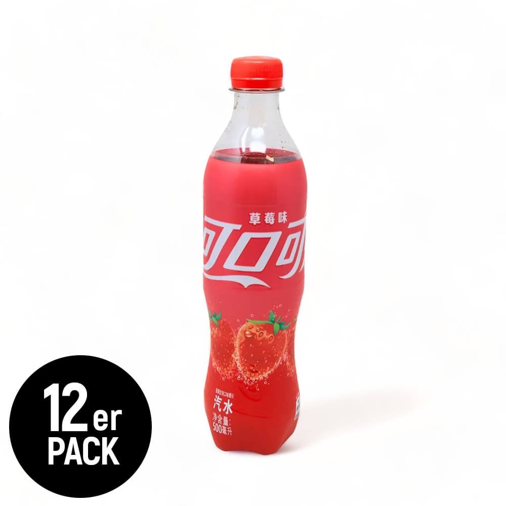 Coca Cola Strawberry (China) 500ml (VPE 12)