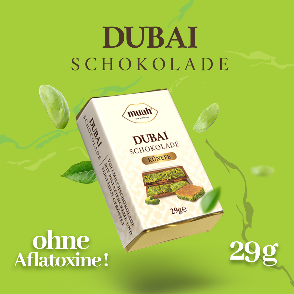 MUAH 29g Dubai Schokolade - 1 Display